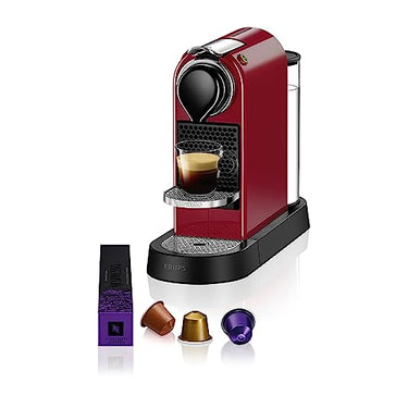 Nespresso Krups CitiZ Kaffeemaschine, freistehende Espressomaschine, automatische Abschaltung, 1 Liter Wassertank, 1260 Watt, silber, XN741B im Sale